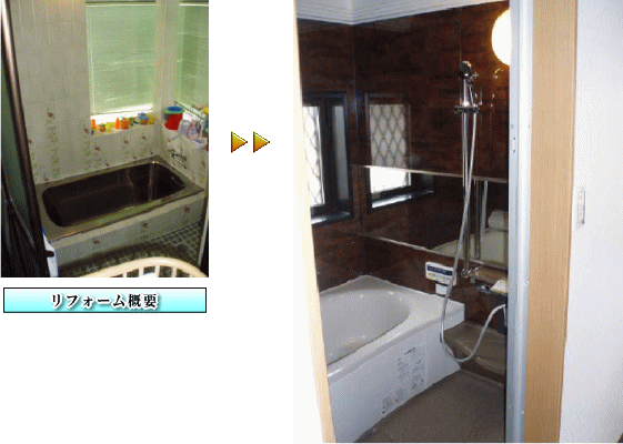 奈良県奈良市浴室リフォーム施工事例　吐水、シャワーはレバーハンドルで簡単操作！