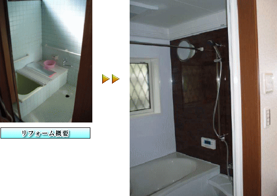 大阪府岸和田市浴室リフォーム施工事例　お手入れカンタン！パナソニックココチーノ